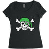 irish pirate Women's Triblend Scoop T-shirt