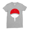 uchiha clan symbol Ladies Fitted T-Shirt