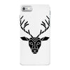 poly deer black iPhone 7 Case
