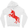 Unicorn Art Zipper Hoodie