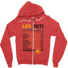 Leo Facts Zodiac Zipper Hoodie