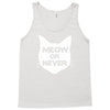 meow or never cat Tank Top