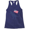 Patriotic T-Rex Racerback Tank
