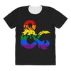 dungeons and dragons lgbtq All Over Women's T-shirt