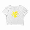 eryctriceps limited edition gold foil t shirt Crop Top