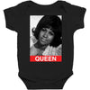 Aretha Franklin Queen Baby Bodysuit