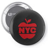 nyc big apple Pin-back button