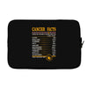 Cancer Facts Zodiac Laptop sleeve