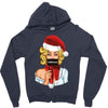 pop art christmas Zipper Hoodie