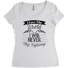 i love the world i will never stop exploring Women's Triblend Scoop T-shirt