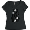 Fight Alone Avengers Women's Triblend Scoop T-shirt