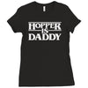 hopper is daddy Ladies Fitted T-Shirt