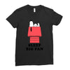 Sleep Big Fan Ladies Fitted T-Shirt