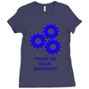 trust me im an engineer Ladies Fitted T-Shirt