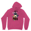 who loves pugs Unisex Hoodie