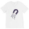 powerful magnet V-Neck Tee