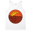 sunset circle Tank Top