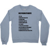 rules for dating my daughter shirt t shirt perfect father's gift Crewneck Sweatshirt