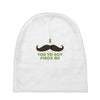mustache pinch Baby Beanies