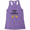 down with homework Racerback Tank