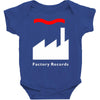 factory records   retro record label   mens music Baby Bodysuit