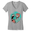 skullchain saw Women's V-Neck T-Shirt