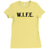 Wife.. Washing Ironing Fucking Etc Ladies Fitted T-Shirt
