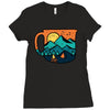 coffee and adventure Ladies Fitted T-Shirt