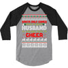 santa only comes once a year husband is always here to cheer 3/4 Sleeve Shirt