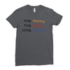 mommy daddy harrison baby name Ladies Fitted T-Shirt