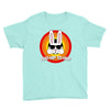 too hip to hop   bunny easter Youth Tee