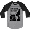 Make Sundays Great Again Shirt 3/4 Sleeve Shirt