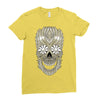 skull plants Ladies Fitted T-Shirt