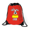 candy corn cutie for halloween Drawstring Bags