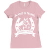personalised pony horse and rider Ladies Fitted T-Shirt