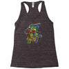 mega turtles Racerback Tank