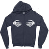 hand Zipper Hoodie