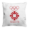sarajevo 1984 84' olympic Throw Pillow