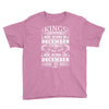 Real Kings Are Born On December 23 Youth Tee