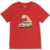 muscle car V-Neck Tee