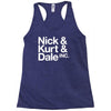 nick kurt dale Racerback Tank