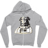 Space Dog-Laika Zipper Hoodie