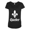 quebec canada Maternity Scoop Neck T-shirt