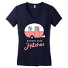 bitches with hitches Women's V-Neck T-Shirt