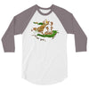 the tree, the raccoon 3/4 Sleeve Shirt