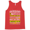 Legends Are Born In November Tank Top
