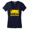 stay gold ponyboy the outsiders movie book Women's V-Neck T-Shirt