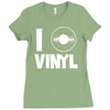 i love vinyl Ladies Fitted T-Shirt