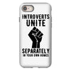 introverts unite separately in your own homes iPhone 8 Case