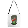 from the grave Adjustable Strap Totes